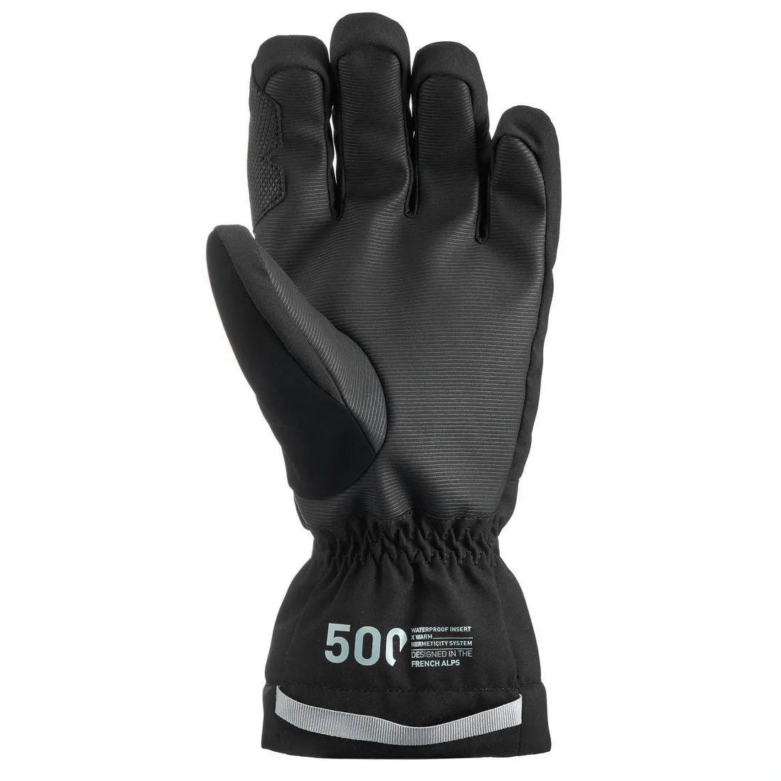 ADULT SKI GLOVES 500 - PLUM