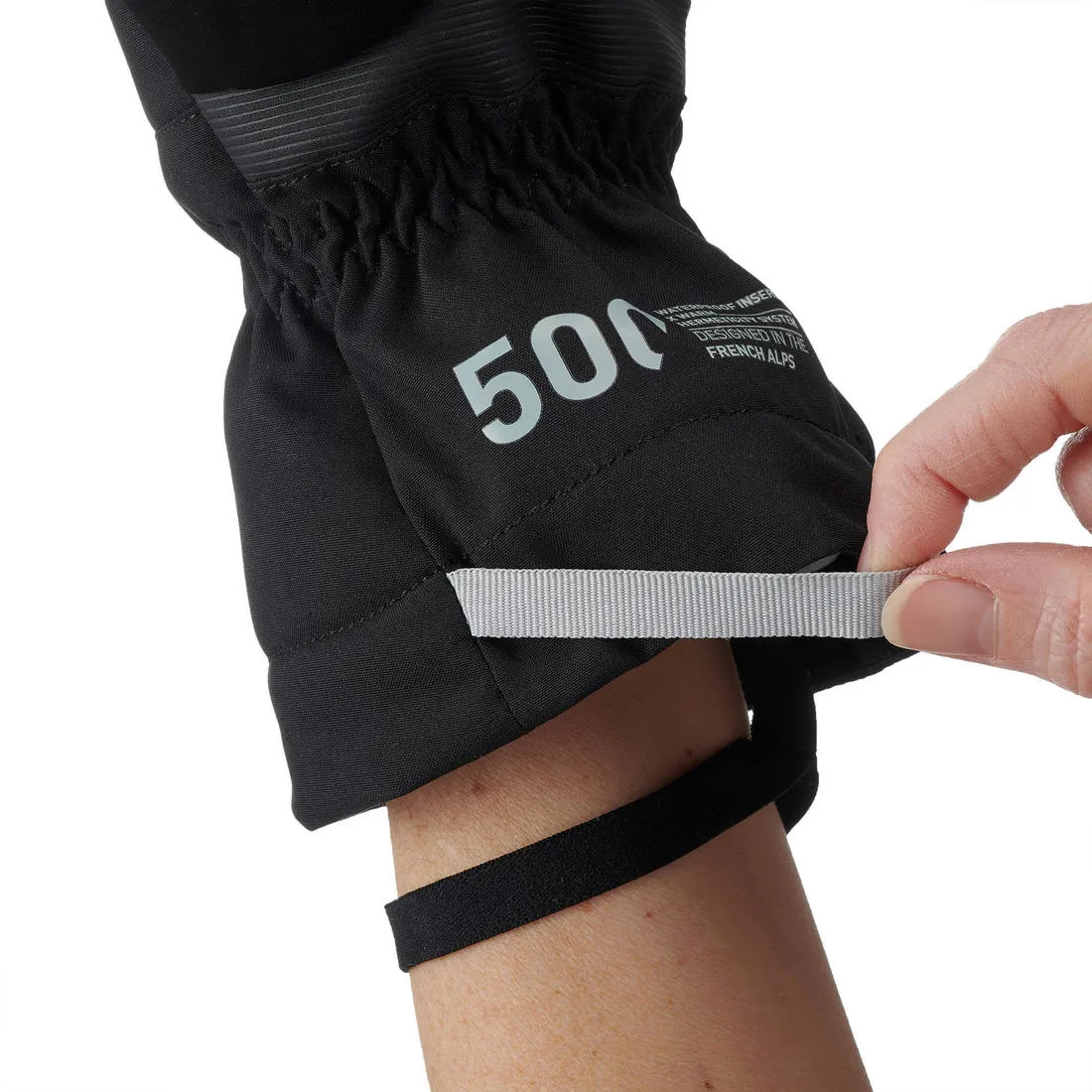 ADULT SKI GLOVES 500 - PLUM