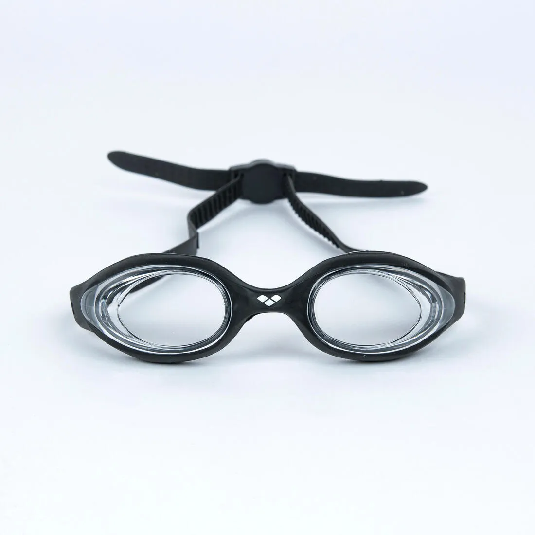 Adult's ARENA SPIDER swimming goggles Clear black lenses