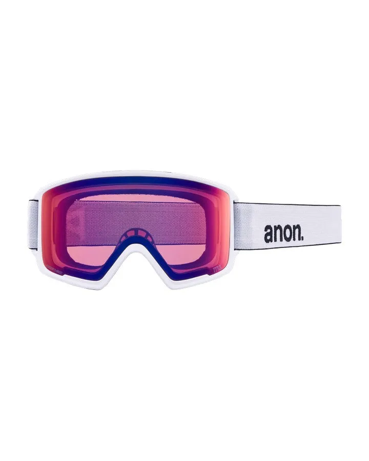 Anon M3 Snow Goggles   Bonus Lens   Mfi® Face Mask - White/Perceive Sunny Onyx Lens