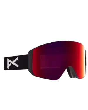Anon Sync Snow Goggles   Bonus Lens - Black/Perceive Sunny Red Lens