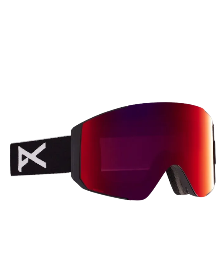 Anon Sync Snow Goggles   Bonus Lens - Black/Perceive Sunny Red Lens
