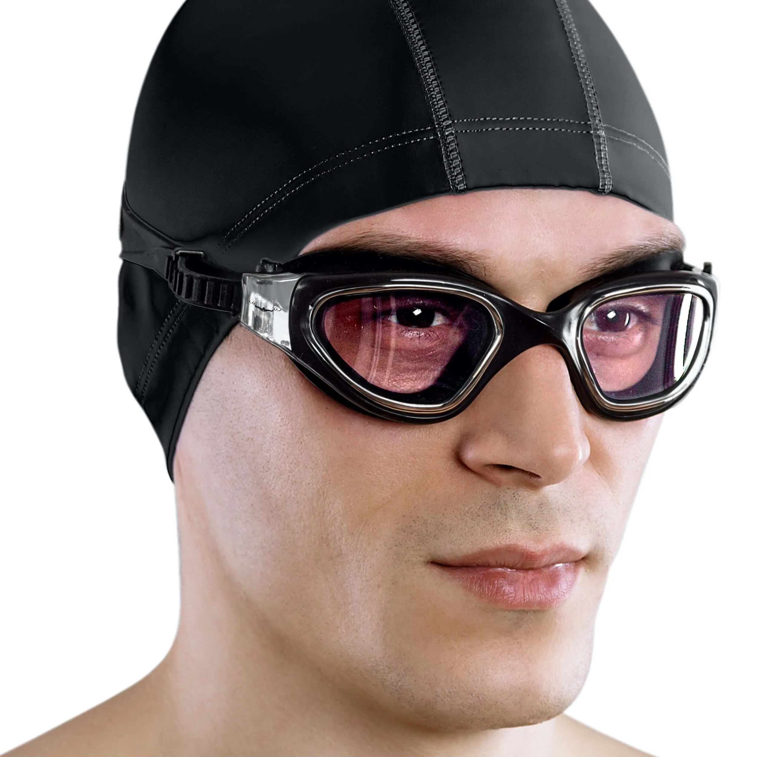 DX Wide View Swim Goggles   SHOCK Protective Case
