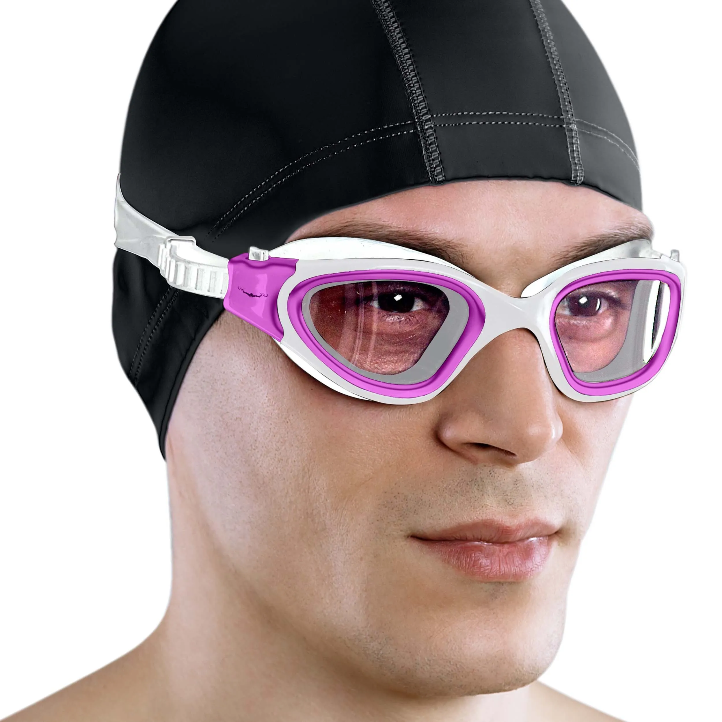 DX Wide View Swim Goggles   SHOCK Protective Case