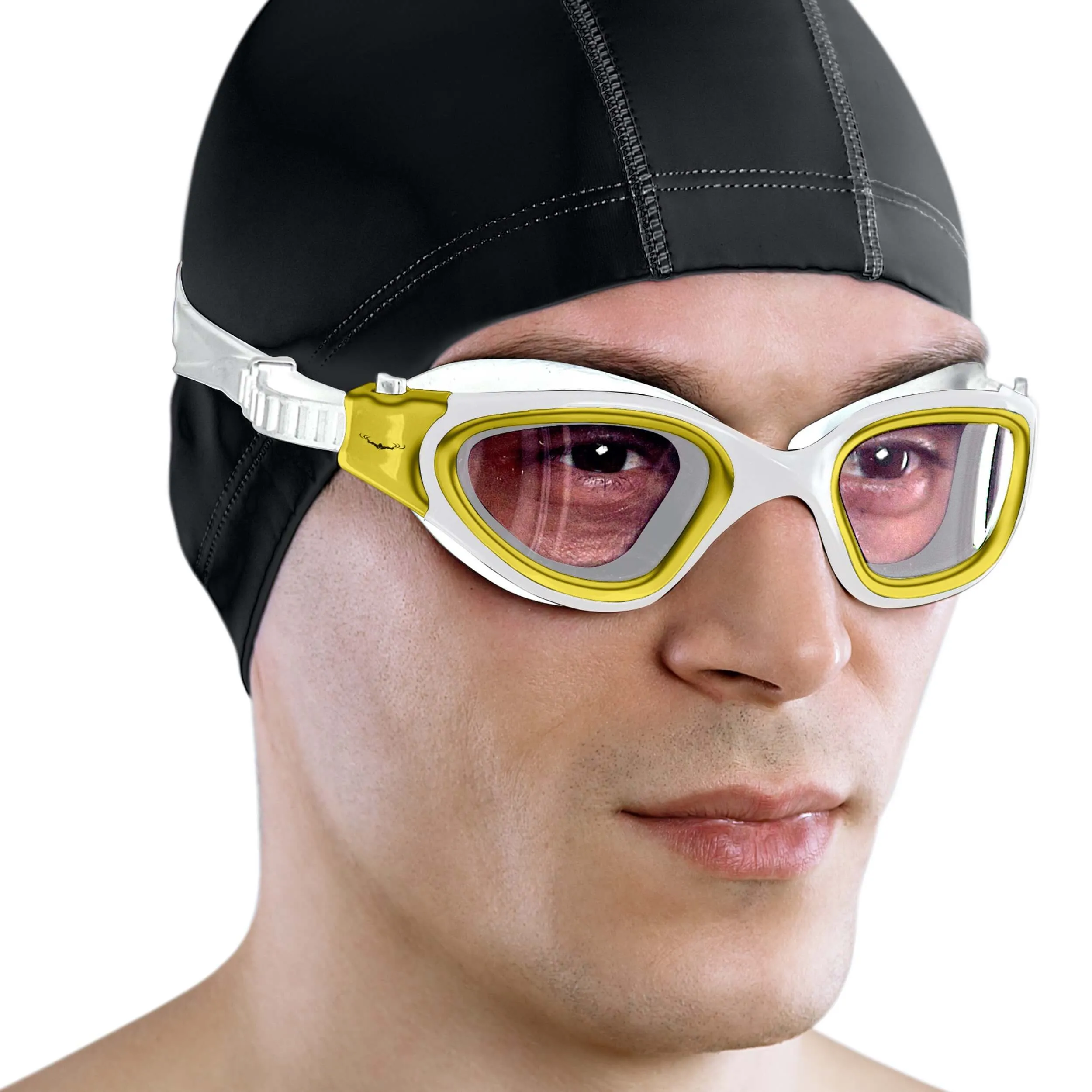 DX Wide View Swim Goggles   SHOCK Protective Case
