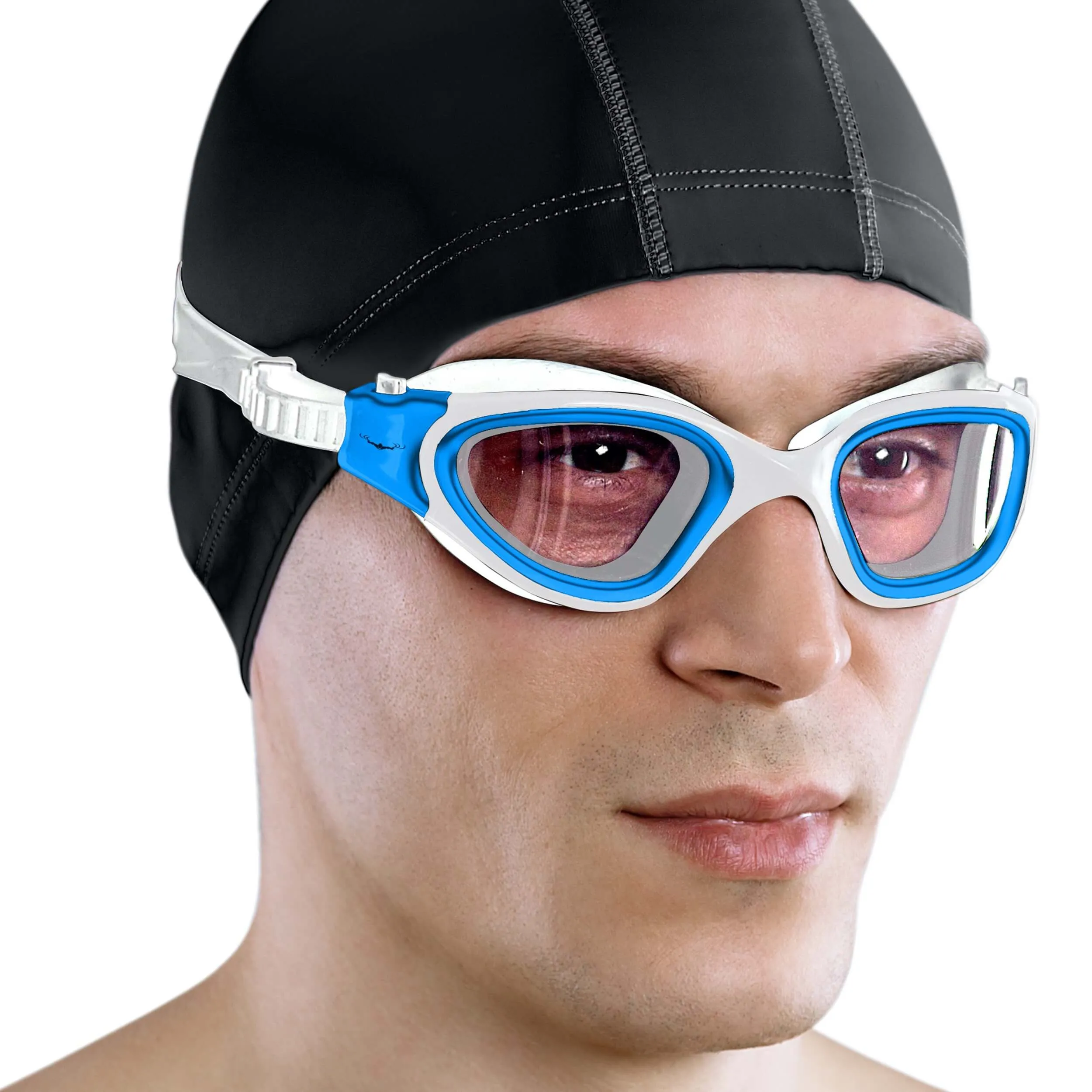 DX Wide View Swim Goggles   SHOCK Protective Case