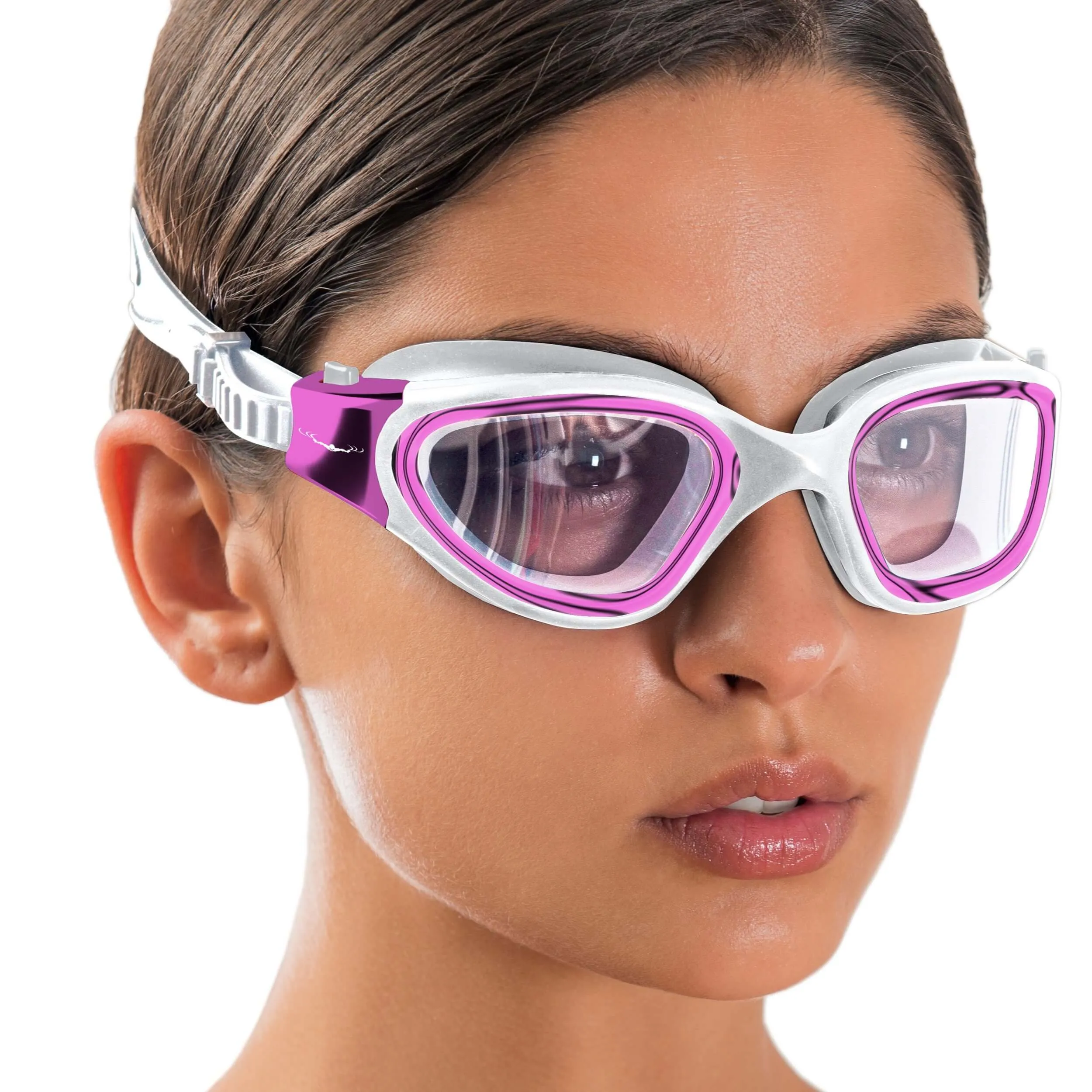 DX Wide View Swim Goggles   SHOCK Protective Case