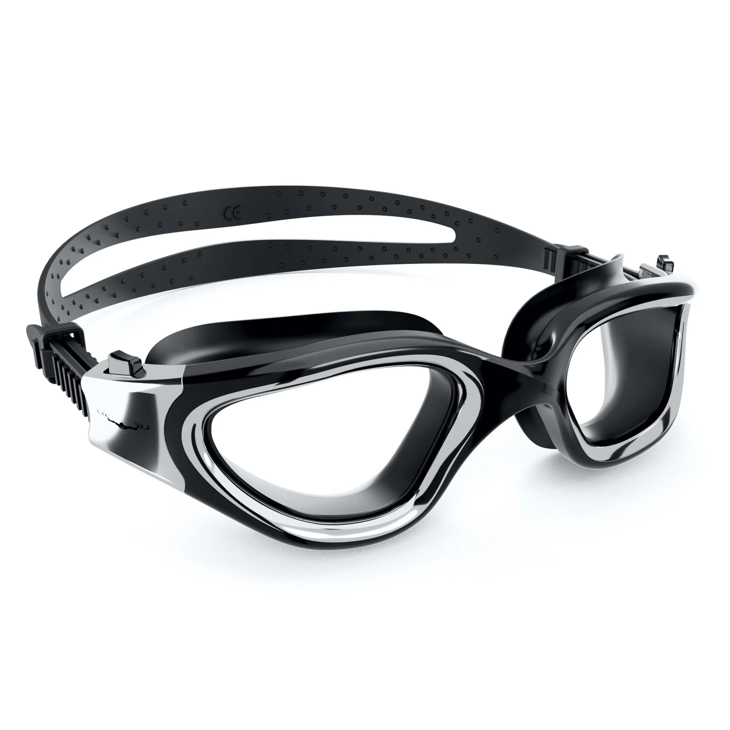 DX Wide View Swim Goggles   SHOCK Protective Case