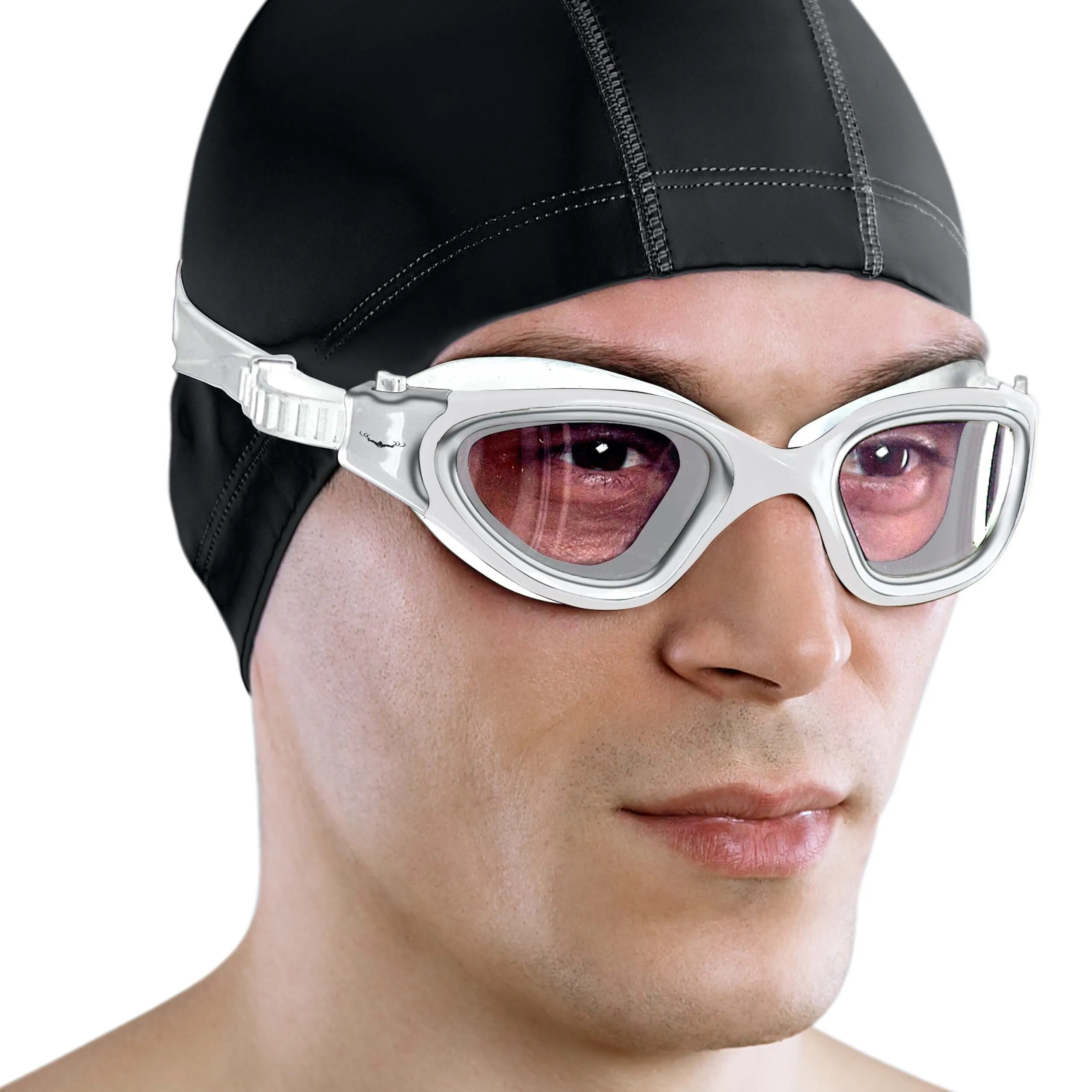 DX Wide View Swim Goggles   SHOCK Protective Case
