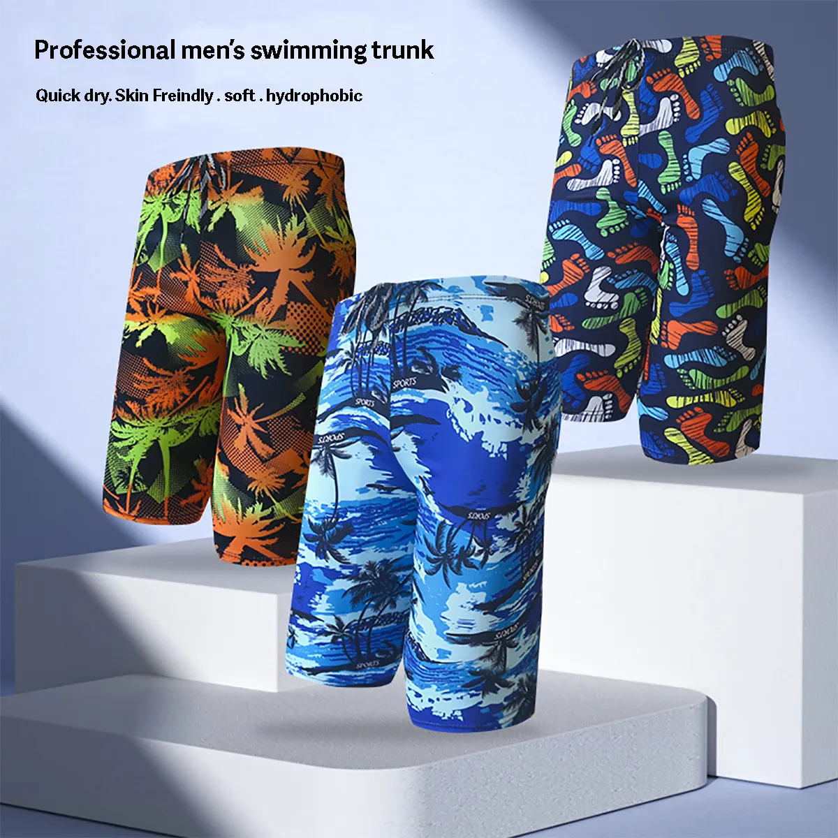 Fancydresswale Swimming kit for boys, Swimming short, Swimming goggle and silicon cap- 11 designs- free size fits to 60-75kg
