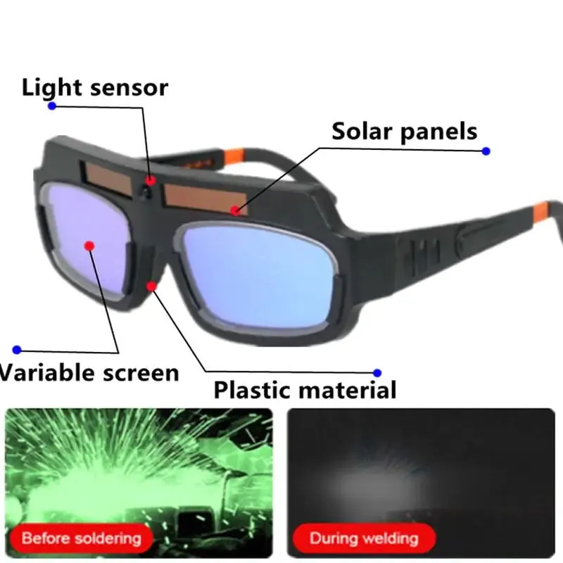 Griffin's Welding School™ Auto-Darkening Anti-Glare Goggles