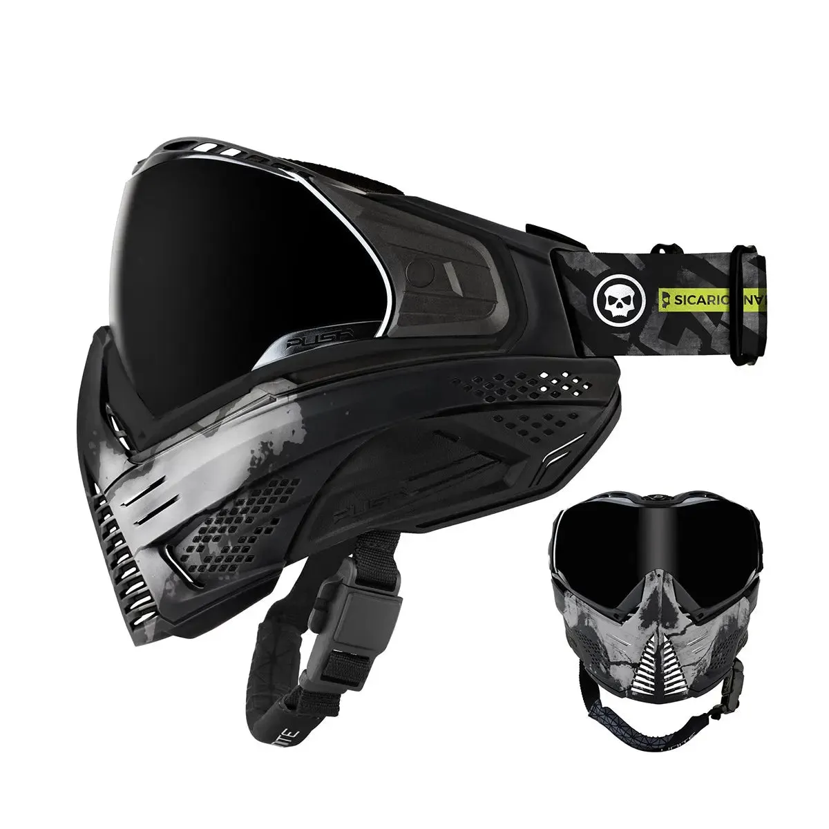INFAMOUS UNITE WHITE SKULL GOGGLE