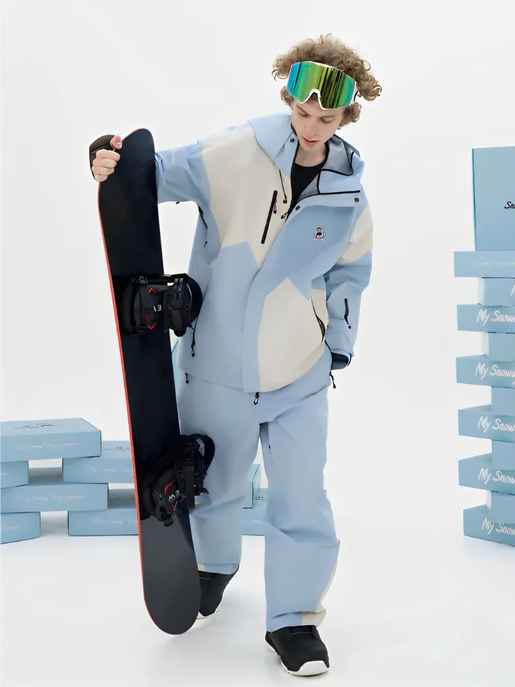 MYSNOWAY Glacier Blue 3L Snow Suit - Men's