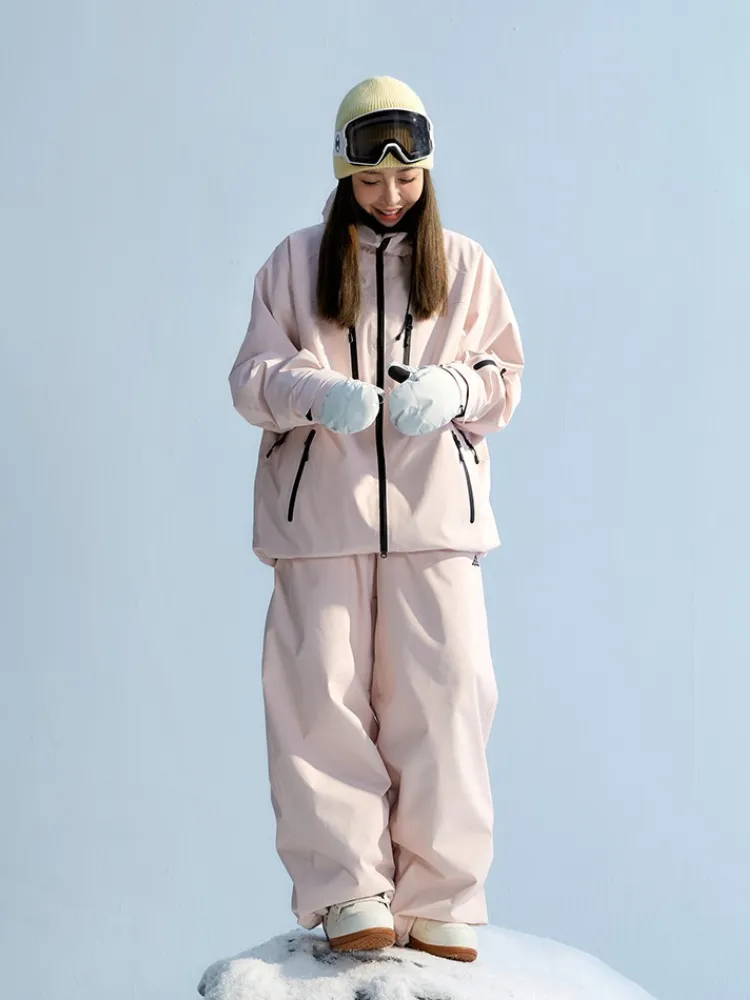 NANEND Pink 3L Winter Ski Jacket - Women's