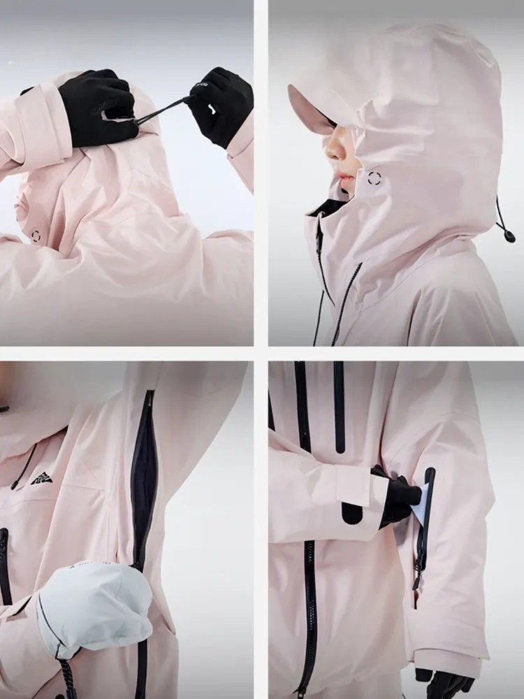 NANEND Pink 3L Winter Ski Jacket - Women's