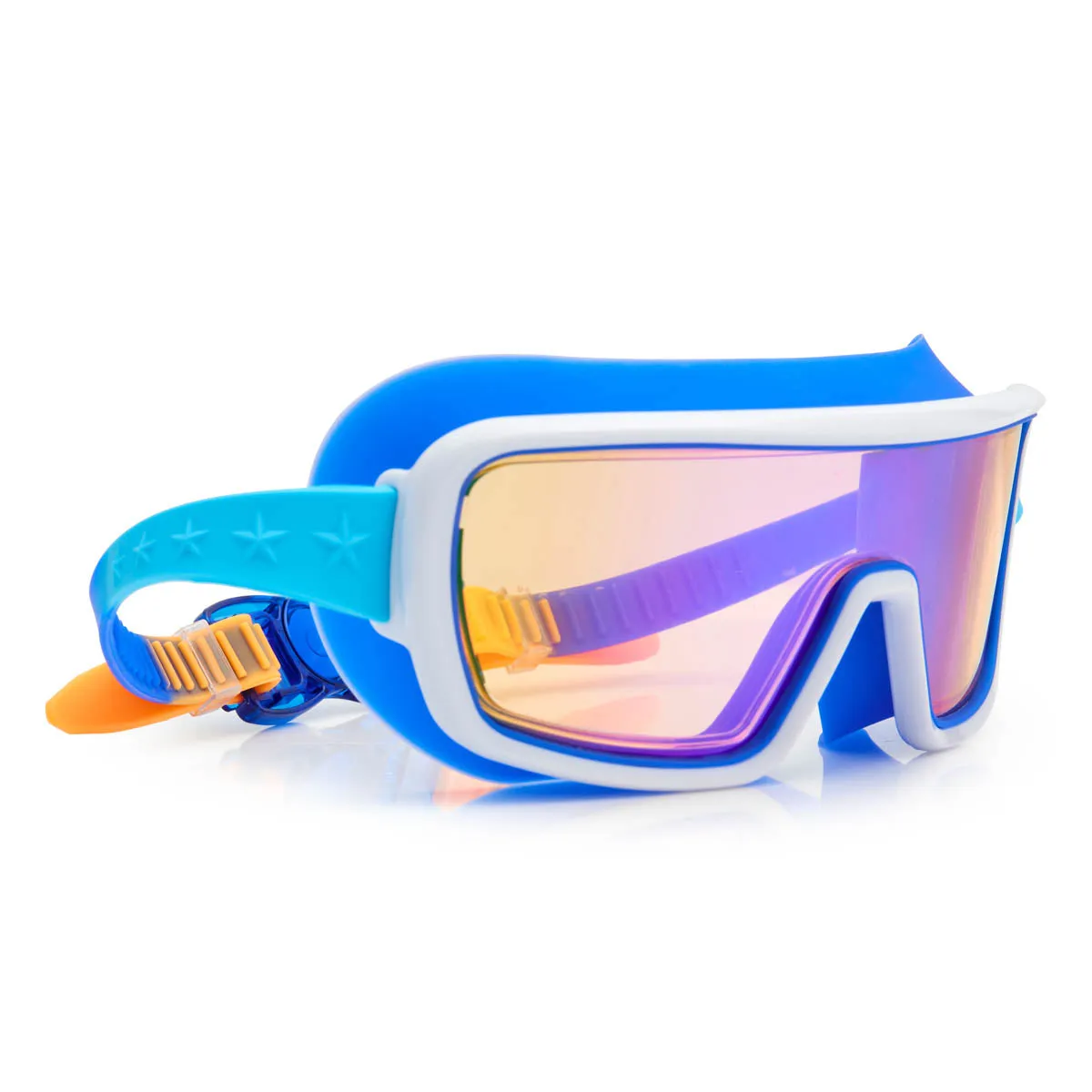 Nanobot Navy Prismatic Kids' Swim Goggles