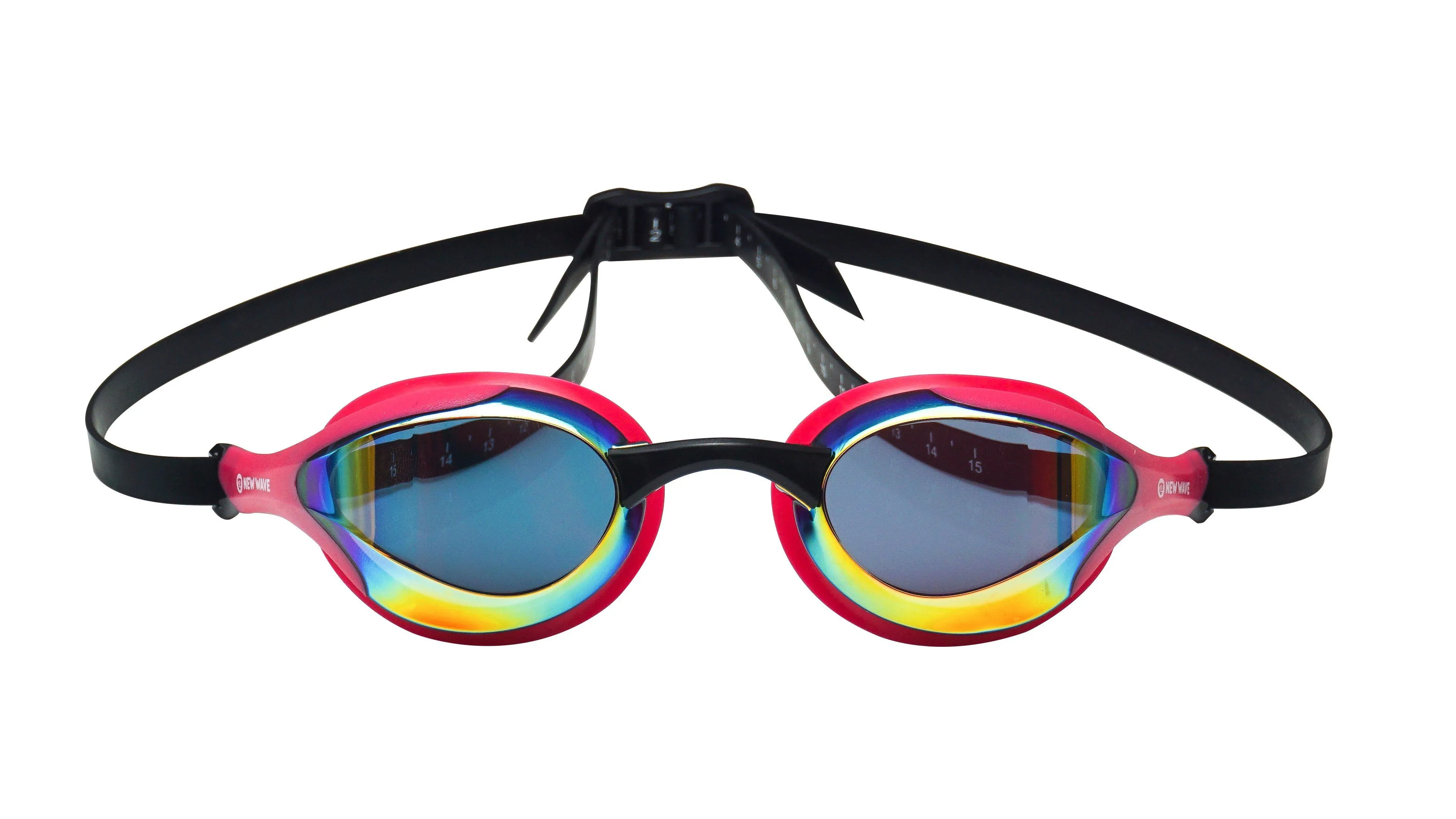 New Wave Swim Goggles (Pink Bubble Dreams - Revo Lens in Pink Frames)