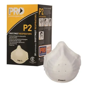 P2 DUST/MITE RESPIRATORS 20 PACK