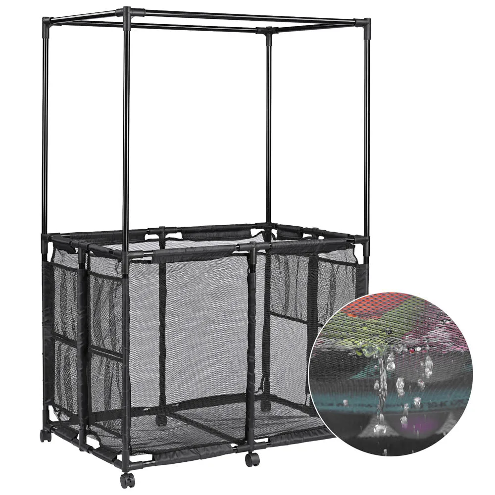 Pool Storage Bin Mesh Basket Nooddle Holder 36x24x57 Black