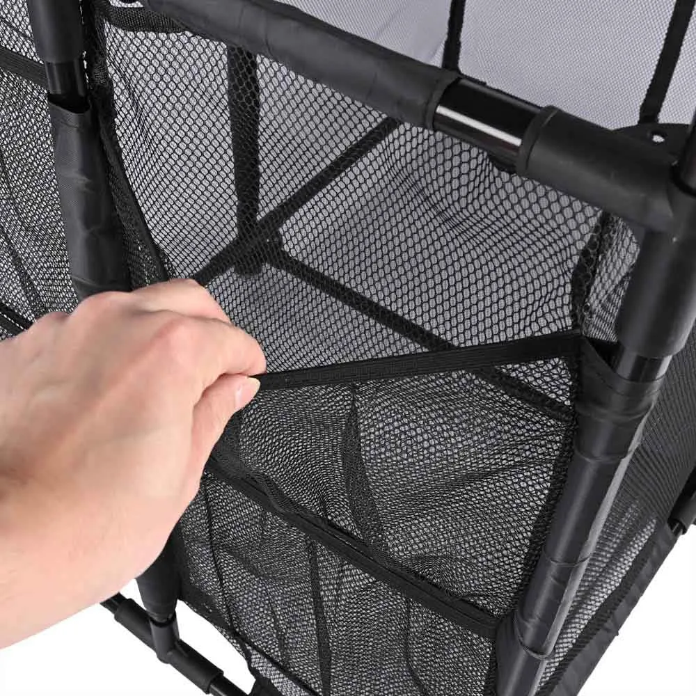 Pool Storage Bin Mesh Basket Nooddle Holder 36x24x57 Black