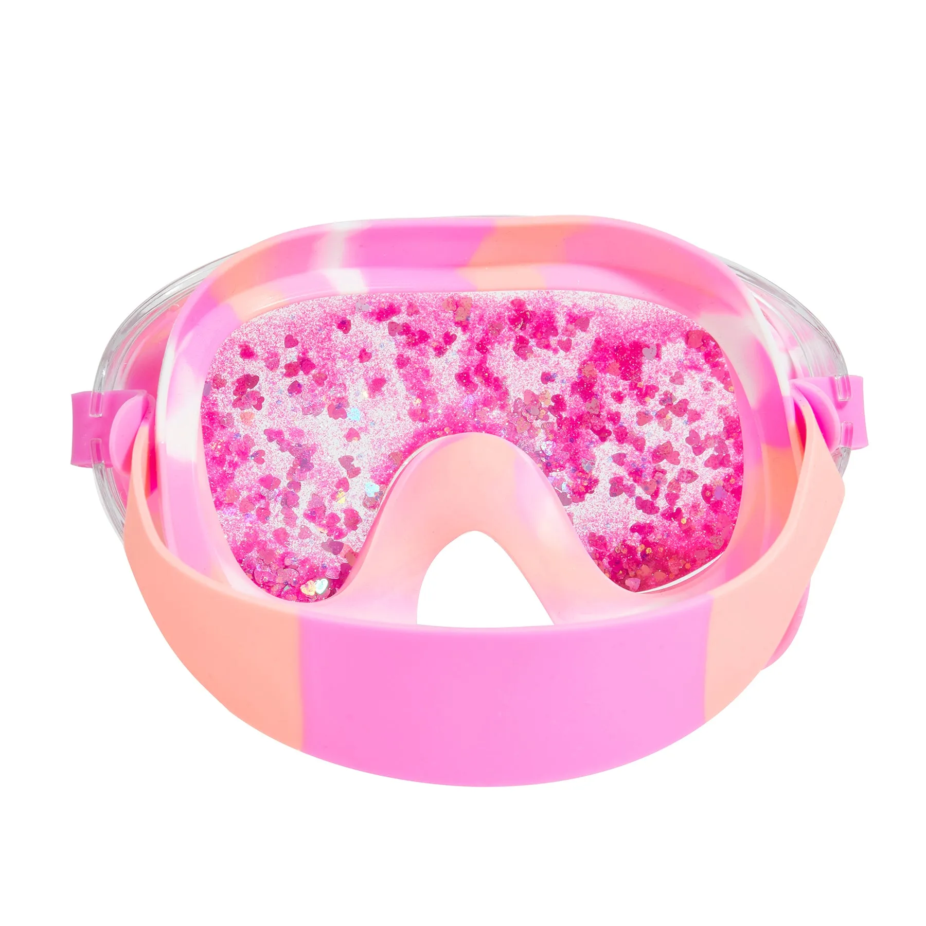 Sand Art Pink Kids' Swim Mask
