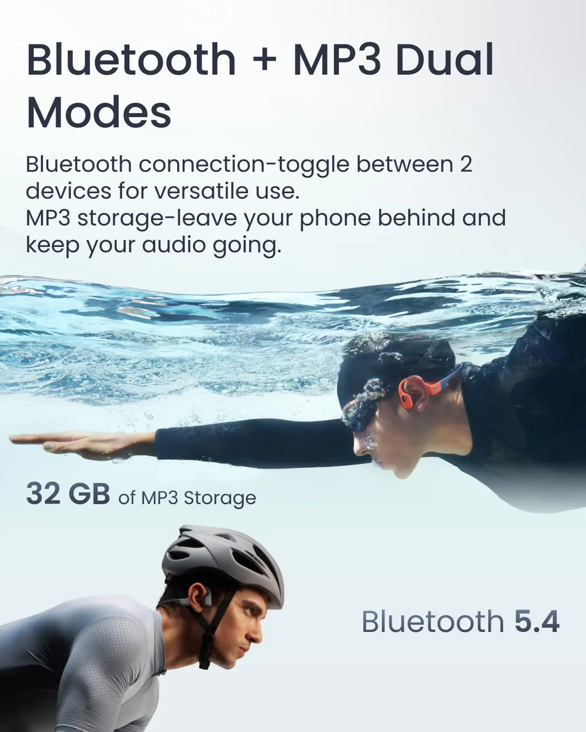 Shokz OpenSwim Pro - Grey