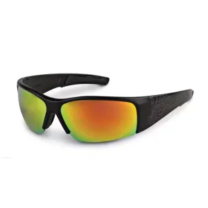 Stihl | Black Wrap Glasses | Gold Mirror Lens (7010 884 0371)