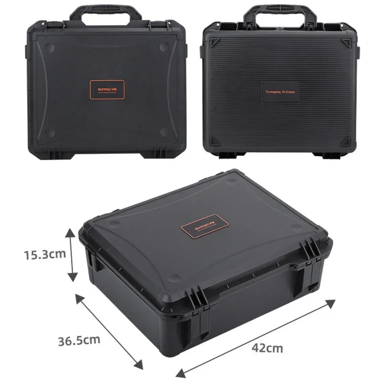 Sunnylife AQX-9 For DJI Avata Flying Glasses Waterproof Large Capacity Protective Carrying Case(Black)